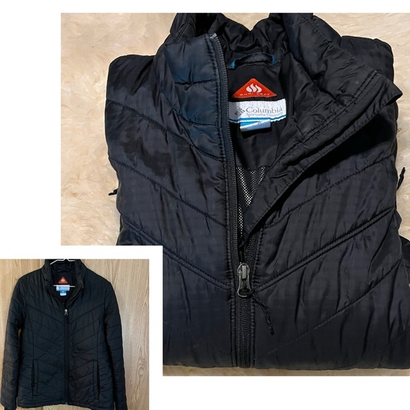 Columbia Omni-Heat Black Puffer Jacket - Picture 1 of 5